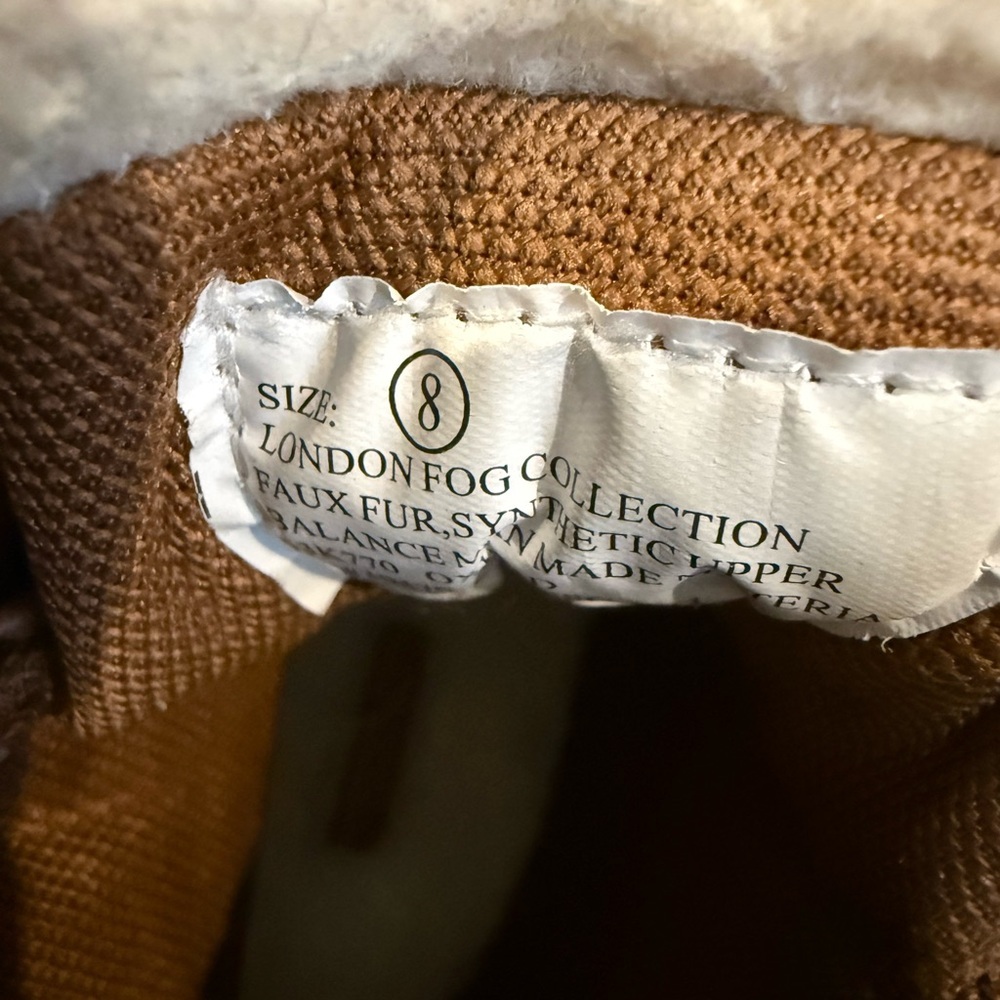 London Fog Kids Tan and Black Snow Boots - Picture 6 of 7